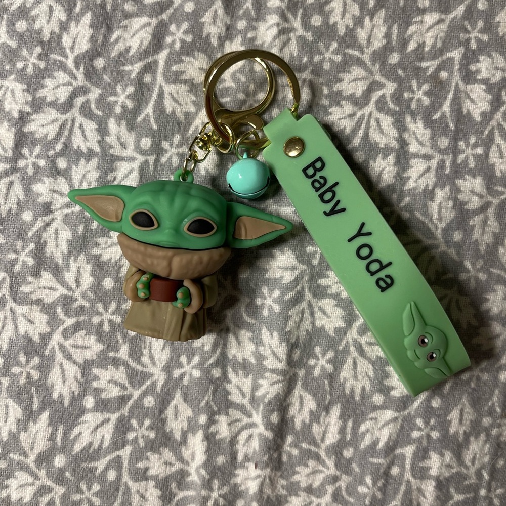 Star Wars baby yoda keychain new